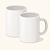 Кружки керамические белые для сублимации